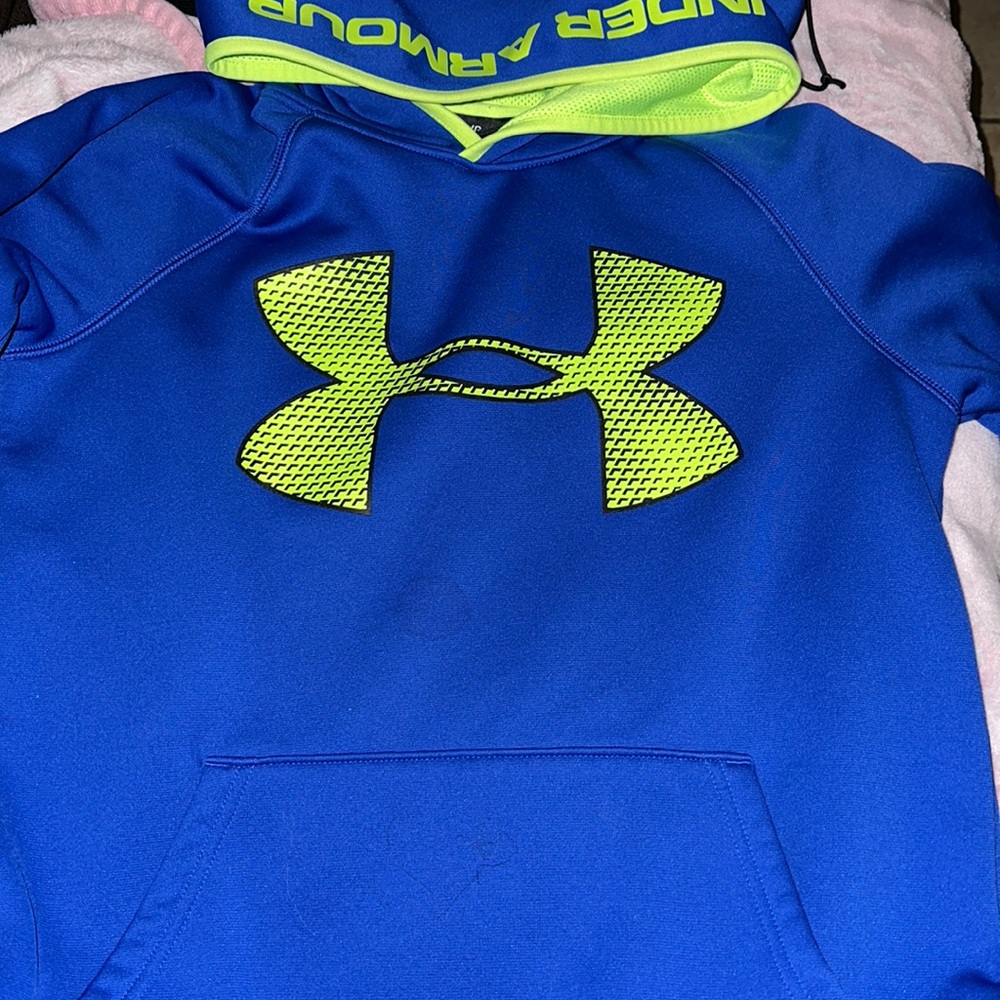 Blue under armour hoodie